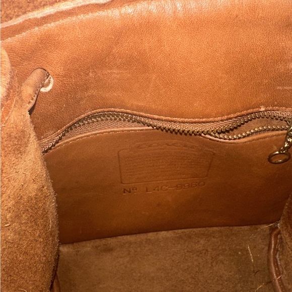 Coach Vintage Brown Leather Day Pack 9960 - Picture 10 of 11